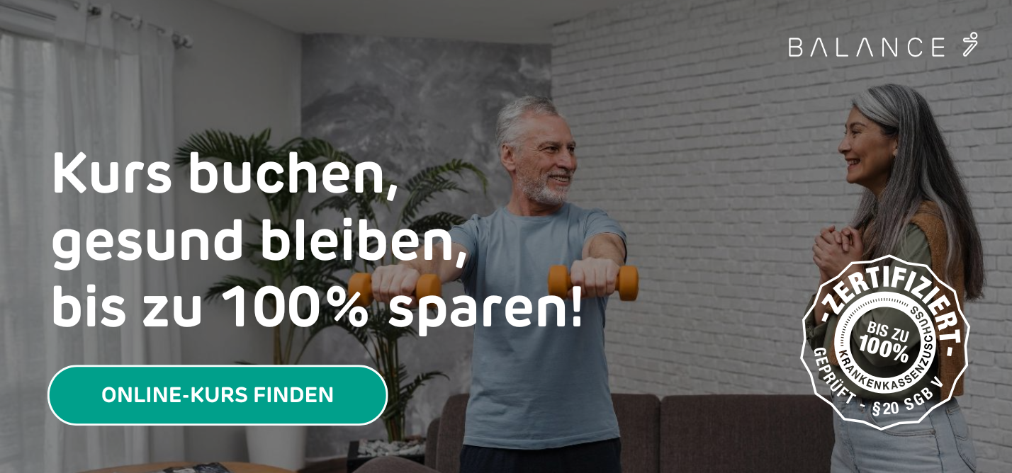Angebot für einen zertifizierten online Rücken-Gesundheitskurs mit Erstattung durch mobil-Krankenkasse